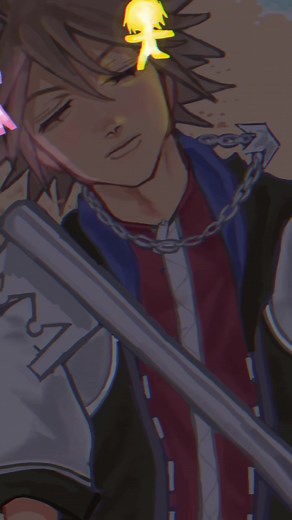 Sora digital art reaction — Kingdom Hearts tribute