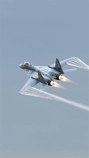 Supersonic Fighter Jet Breaks the Sound Barrier! ✈️💥 MACH 2 Speed! #shorts #military