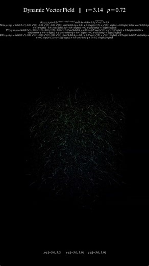 Cosmic Vortex: Dancing Particles in 3D Space