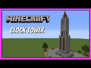 Minecraft How to build - Small clock tower tutorial