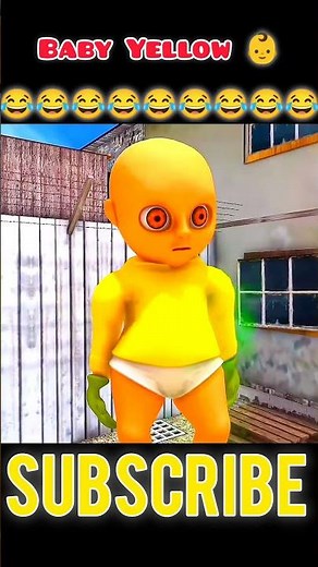 Granny Vs Baby in Yellow 👶🍼 | Granny Game video Game | #shorts #granny #animation #shortsfeed