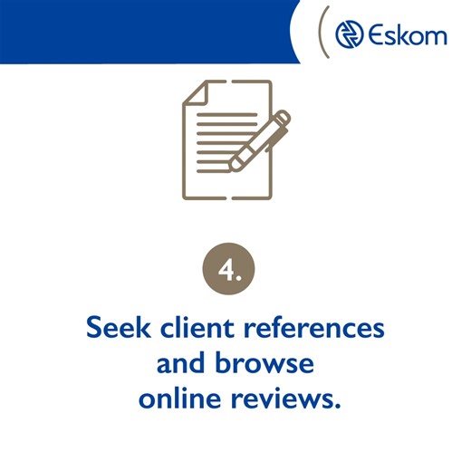 Thinking about going solar? The choice of Small Scale Embedded Generator depends on legal, regulatory, tech standards, tariffs, & metering equipment needs. Ensure a reliable installer with these tips. #rooftopPV #InfoRecap | Eskom Hld SOC Ltd