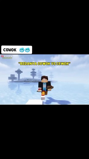 Bedanya Cowo vs Cewe Maen salju🤣 #videolucu #meme #videokocak #minecraftmeme #minecraft #animasi #animasilucu