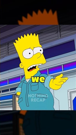 BART GETS TRAPPED WITH A SLIME MONSTER!? #simpsons