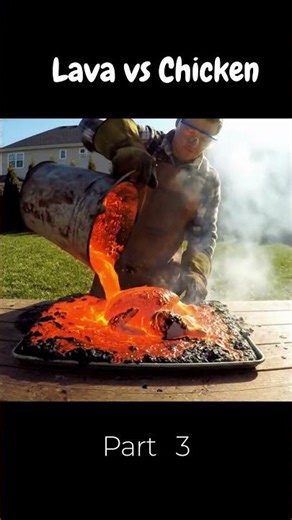 Liquidy Lava vs Chicken: Will It Instantly Vaporize? 🍗🔥