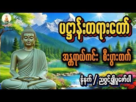 ပဌာန်းတရားတော် အန္တရာယ်ကင်း စီးပွားတတ်#တရားတော်များ #buddha #dhamma
