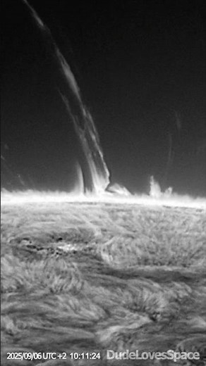 Spectacular Solar Flare & Coronal Rain! Captured Through My Telescope #astronomy #space #sun