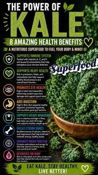 The Power of Kale 🥬 | 8 Amazing Health Benefits You Need to Know!
