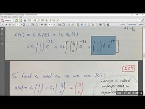 Ch7 Part 4 Repeated Eigenvalues