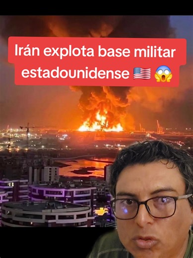 Irán explota base militar estadounidense 🇺🇲 😱 #noticias #ULTIMAHORA