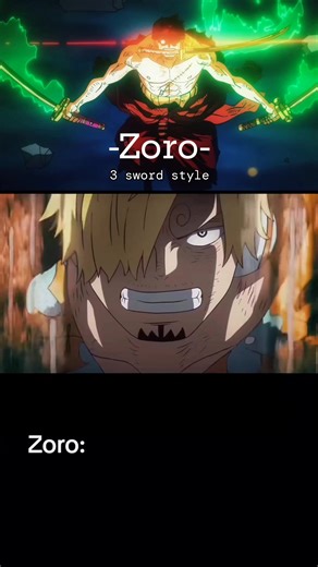 3.3K views · 32 reactions | One piece  Zoro is just playing  Sanji says it seriously, yet Zoro hears his mocking voice  #onepiece #anime #reelsfypシ | Kodomo"" | Facebook