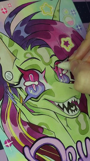 🫧✨️🌊 Badge for @🦈 Deuce 🦈 !!!!! 🌊✨️🫧 ｡･:*:･ﾟ★,｡･:*:･ﾟ☆ #furryart #furryfandom #furrydrawing #traditionalart #tradart #copic #copicmarkers #ohuhu #ohuhubrushmarkers #posca #calming #fursonaart #anthroart #kawaiiart #artprocessvideo #markerart #furries #furrybadge #cute #cuteart #artprocess #fursona