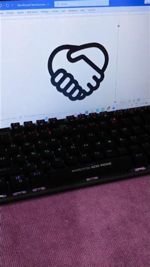 The fastest way to type a handshake 🤝 #typing #keyboard #shorts