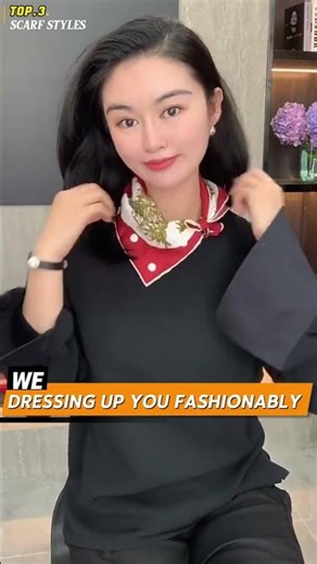 Top 3 Essential Scarf Masterclass 🧣✨ #StyleSecrets #FashionHacks #Shorts