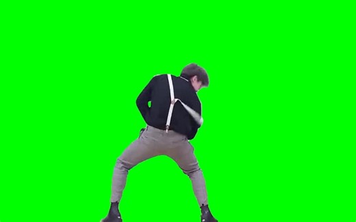 【鸡你太美绿幕版】原素材，自己一帧帧抠的，忽略细节，