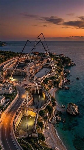 Building a Luxury Hotel on a Cliff Edge! 🌊🏔️