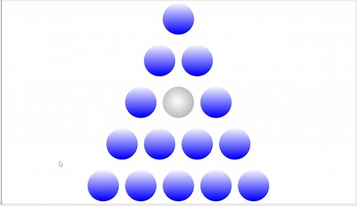 Triangle Peg Solitaire Solution #4