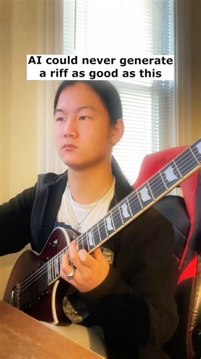 AI could never write this riff #guitar #guitarist #djent #metalcore #riff #shortsfeed #shorts