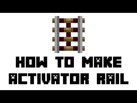 Minecraft Survival: How to Make Activator Rail