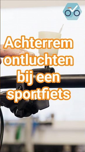 Bleeding the rear brake on a sports bike