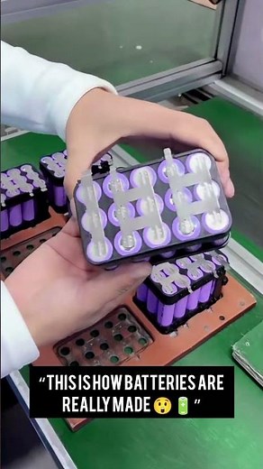 This is how batteries are REALLY made 😲🔋