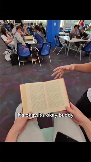 Crying Uncontrollably in Library Over a Sad Book 😂 Silent Chaos Prank