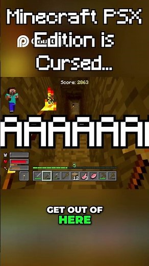 Minecraft PSX Edition Part 1 #cavedweller #minecraft #gaming #creepy #memes #epic