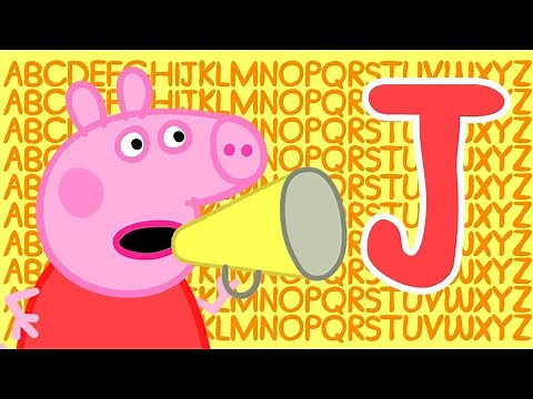 Peppa Pig 🔠 Letter J | Learn the Alphabet with Peppa Pig | ABC Letter Boxes | Learn with Peppa Pig
