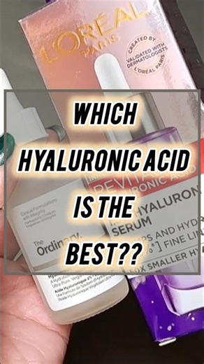 L'Oréal Vs The Ordinary: Which Hyaluronic Acid Serum is Better? 🤔 #shortvideo #fyp #skincare