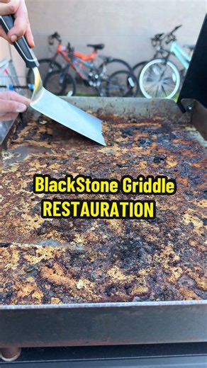 Cómo limpiar tu parrilla #blackstonegriddle #outdoors #cooking #cleaning #doityourself