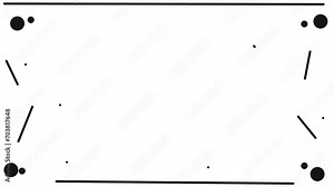 The frame system consists of sticks and dots. It either converges horizontally or diverges.