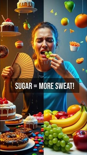 Sugary Foods Make You Sweat More! 🍩💦 Stop Excessive Sweating Naturally