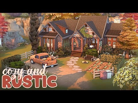 Cozy Rustic Family Home 🍁 | The Sims 4 Speed Build