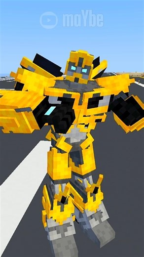 Jika Kalian Bisa Menjadi Robot Di Transformers #minecraft #minecraftpe #gaming