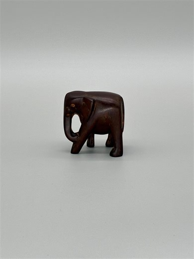 Hand Carved African Wooden Elephant Figurine – Small Elephant Sculpture, Handmade Safari Decor - Etsy