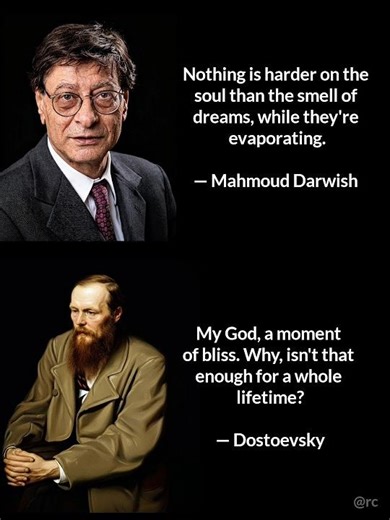 Dostoevsky vs Darwish: Happiness vs Lost Dreams #quotes #philosophy #dostoevsky #shorts #edit
