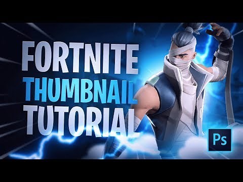 Fortnite Thumbnail Tutorial (EASY) - Photoshop