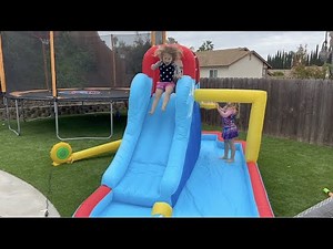JOYLDIAS Inflatable Water Slide Bounce House Review & Set Up Demo