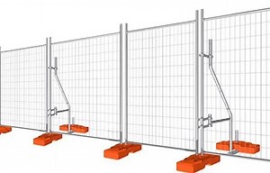 [Hot Item] Temporary Fence Canada Retractable Construction Temporary Fencing Construction Fence