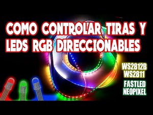 🚥 COMO CONTROLAR TIRA LED RGB CON ARDUINO - ESP8266 (WS2812, WS2812B, NEOPIXEL)
