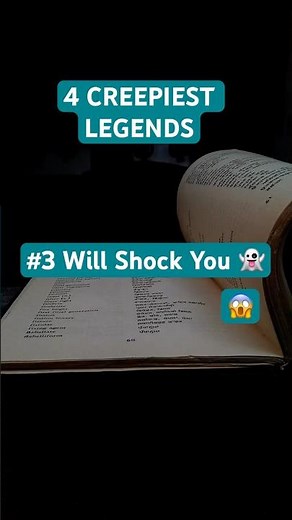 4 Creepiest Legends 👻 | Scary Myths & urbanlegends That Are Actually True