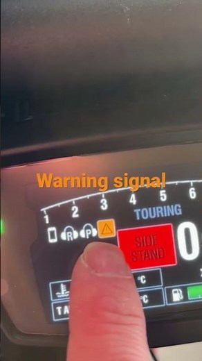 Ducati Diavel error Warning sign and turn signals
