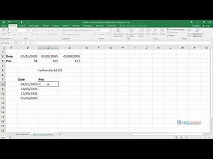 Comment calculer le prix d'un produit qui change avec le temps dans Excel 01