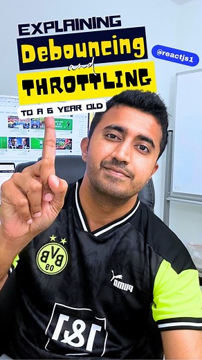 EduRise - Learn to Code FREE | Here is how I would explain Throttling vs Debouncing to a 6 year old. Throttling: Let’s say if we have a timer for 1 hour to get a... | Instagram