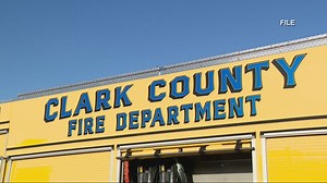 Fire crews respond to structure fire near Desert Inn, Nellis