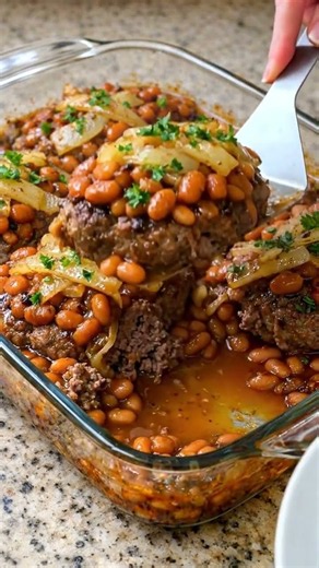 Honey Garlic Beef & Baked Beans Casserole | Easy Comfort Food Dinner Recipe