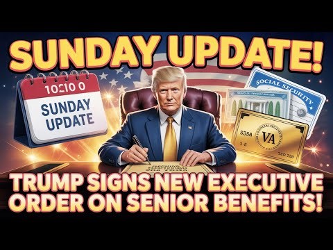 Breaking Sunday Update – Trump Signs New Executive Order on Senior Benefits for Retirees & Veterans!