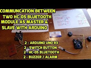 Communication Between Two HC-05 Bluetooth Module As Master and Slave with Arduino