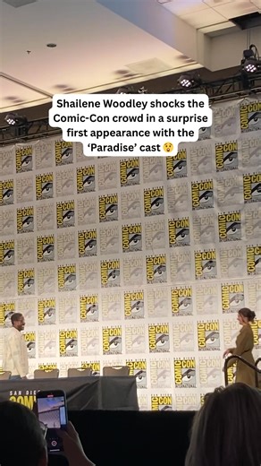 78K views · 527 reactions | Shailene Woodley shocks #ComicCon crowd in surprise first appearance with 'Paradise' cast | Entertainment Weekly | Facebook