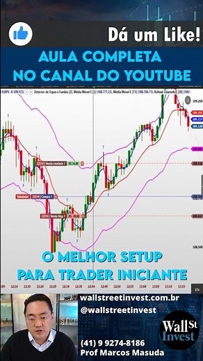 Aprenda na prática o melhor Setup para Trader iniciante #shorts